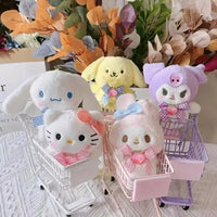 Sanrio Character Ribbon Plush Pendants - Bear Hugs