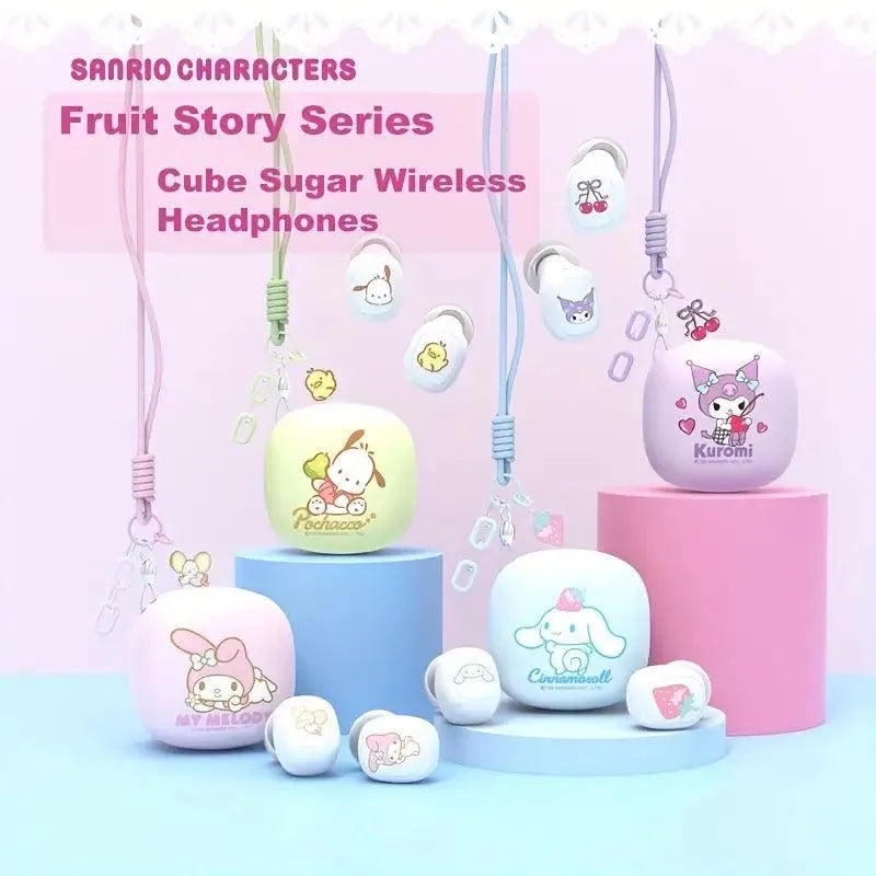 Sanrio Cute Fruit Series Noise Cancellation Earphones - Bear Hugs