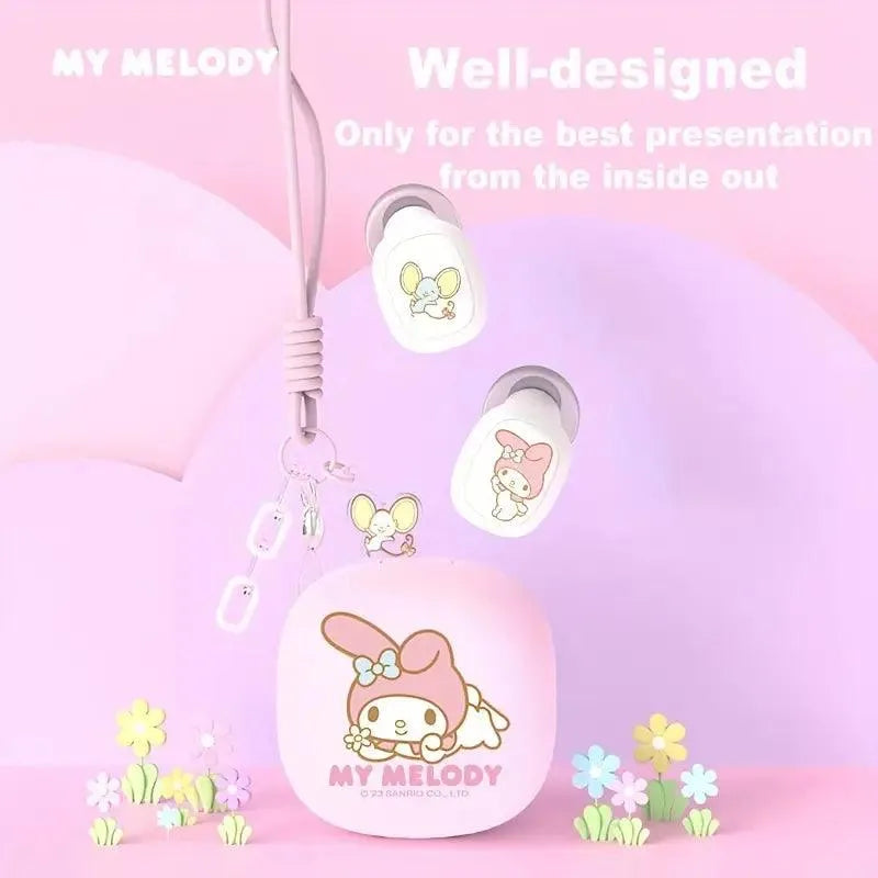 Sanrio Cute Fruit Series Noise Cancellation Earphones - Bear Hugs