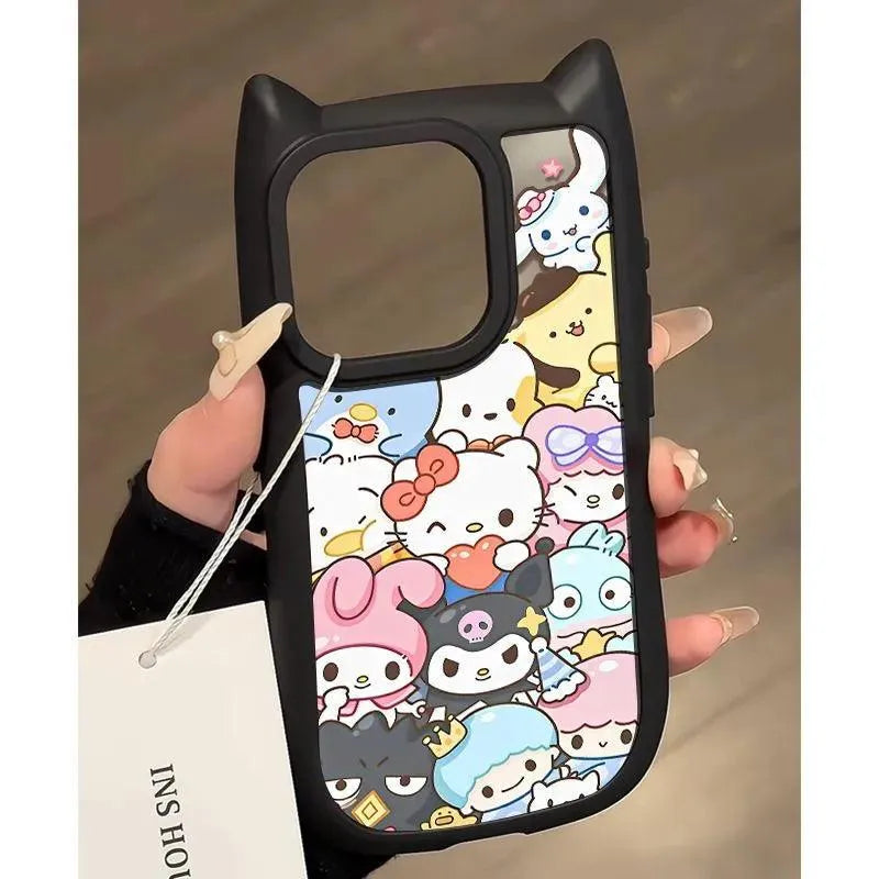 Sanrio Family Cat Ears Phone Case (For iPhones) - Bear Hugs