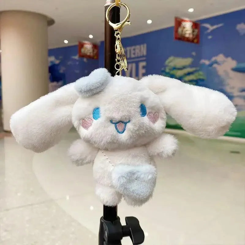 Sanrio Heart Plush Cinnamoroll Pendant - Bear Hugs