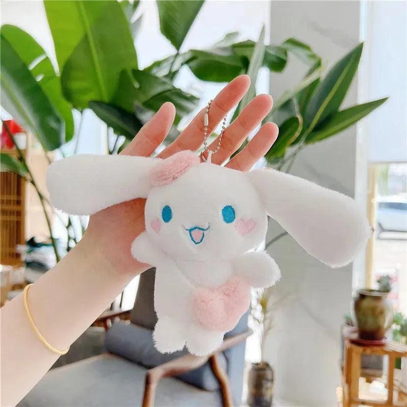 Sanrio Heart Plush Cinnamoroll Pendant - Bear Hugs