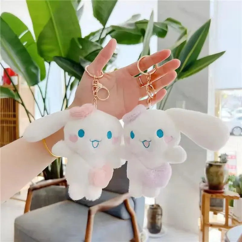 Sanrio Heart Plush Cinnamoroll Pendant - Bear Hugs