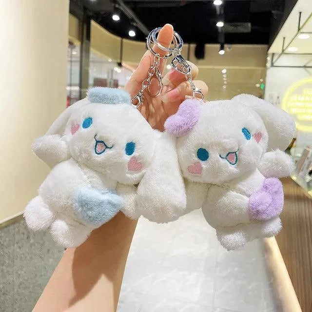 Sanrio Heart Plush Cinnamoroll Pendant - Bear Hugs