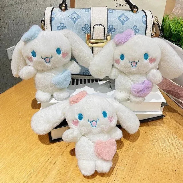 Sanrio Heart Plush Cinnamoroll Pendant - Bear Hugs