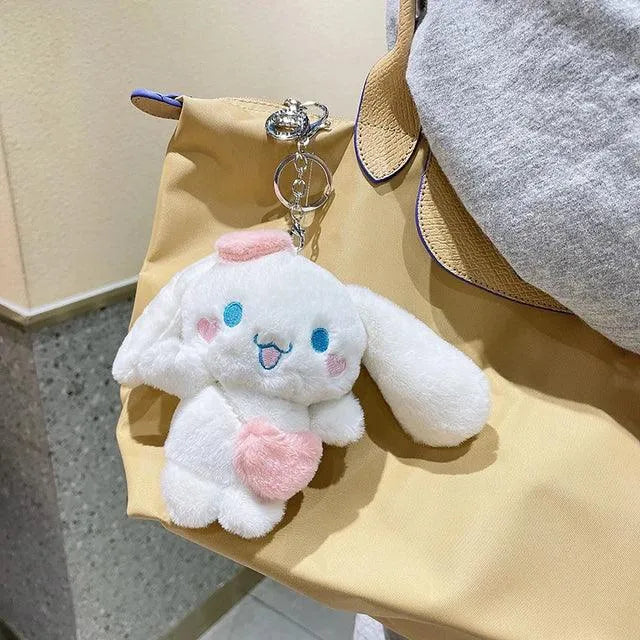 Sanrio Heart Plush Cinnamoroll Pendant - Bear Hugs