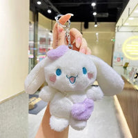 Sanrio Heart Plush Cinnamoroll Pendant - Bear Hugs