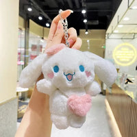 Sanrio Heart Plush Cinnamoroll Pendant - Bear Hugs