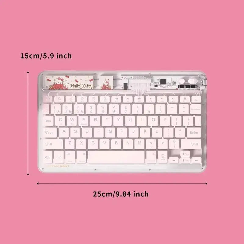 Sanrio Hello Kitty Ambidextrous Mouse and Wireless Keyboard - Bear Hugs