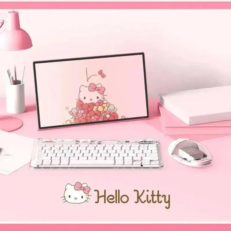 Hello Kitty store wireless keyboard and mouse set