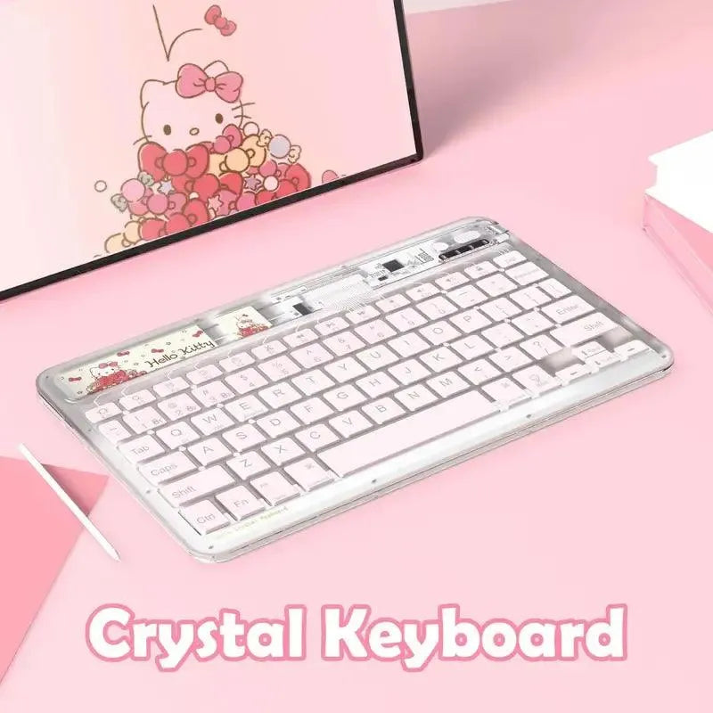 Sanrio Hello Kitty Ambidextrous Mouse and Wireless Keyboard - Bear Hugs