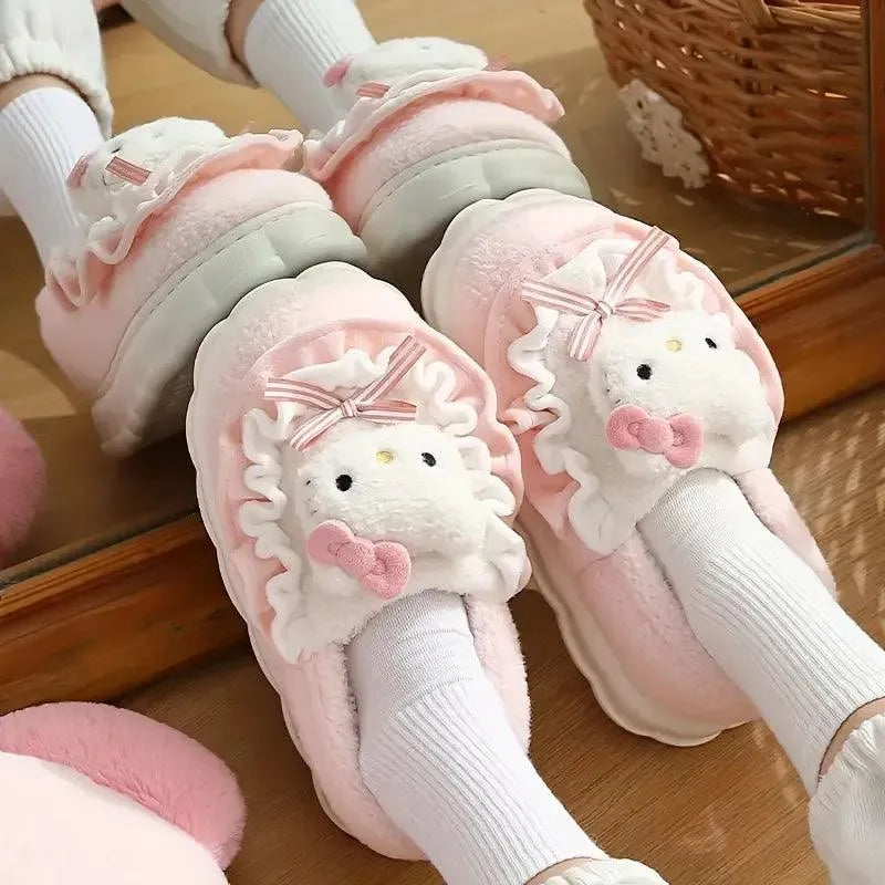 Sanrio Hello Kitty & Friends Warm Plush Shoes - Bear Hugs