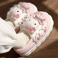 Sanrio Hello Kitty & Friends Warm Plush Shoes - Bear Hugs