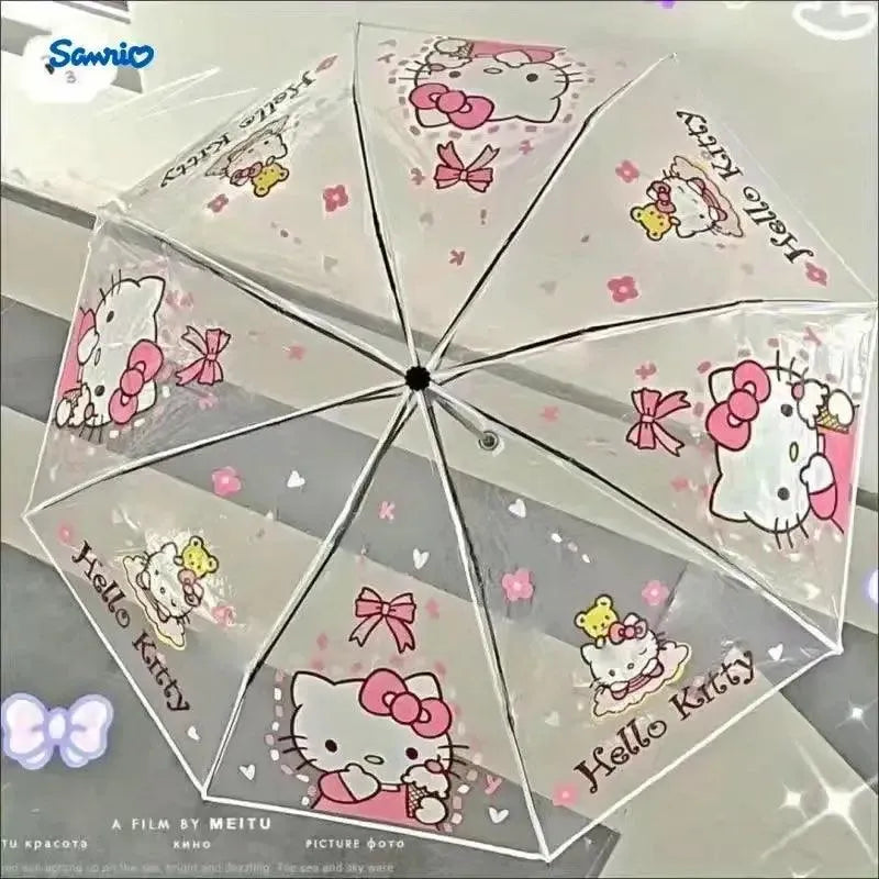 Sanrio Hello Kitty Kuromi Transparent Umbrella - Bear Hugs