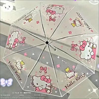 Sanrio Hello Kitty Kuromi Transparent Umbrella - Bear Hugs