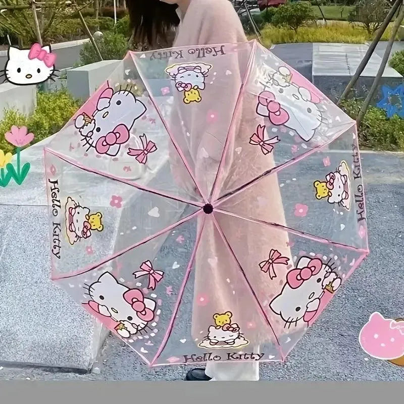 Sanrio Hello Kitty Kuromi Transparent Umbrella - Bear Hugs