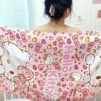 Sanrio Hello Kitty My Melody Big Wrapping Bath Towel - Bear Hugs