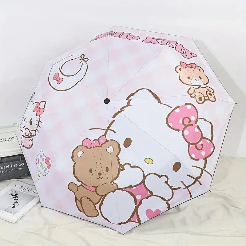 Sanrio Hello Kitty Tri-Fold Umbrella - Bear Hugs