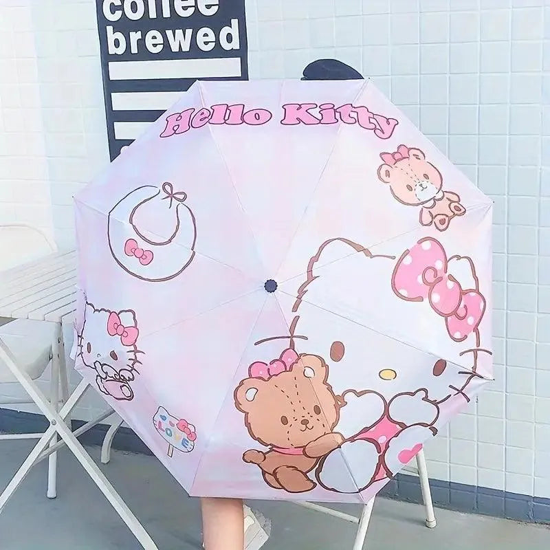 Sanrio Hello Kitty Tri-Fold Umbrella - Bear Hugs