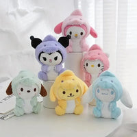 Sanrio Hooded Characters Plush Keychain - Bear Hugs