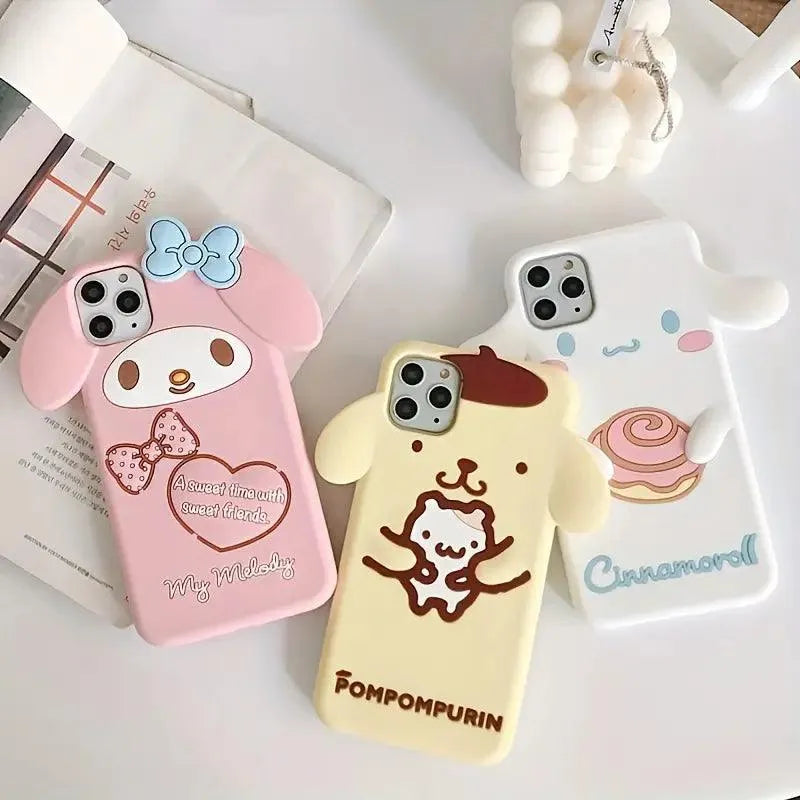 Sanrio Kawaii Cartoon Phone Case (For iPhones) - Bear Hugs