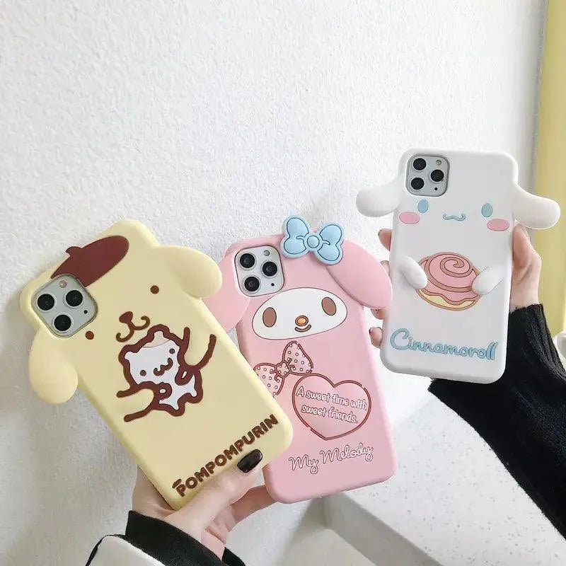 Sanrio Kawaii Cartoon Phone Case (For iPhones) - Bear Hugs