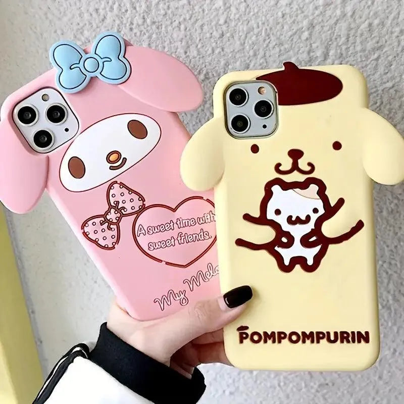 Sanrio Kawaii Cartoon Phone Case (For iPhones) - Bear Hugs