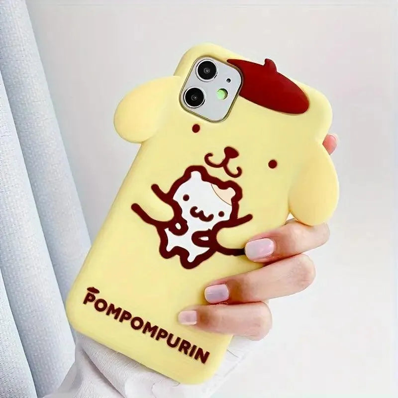 Sanrio Kawaii Cartoon Phone Case (For iPhones) - Bear Hugs