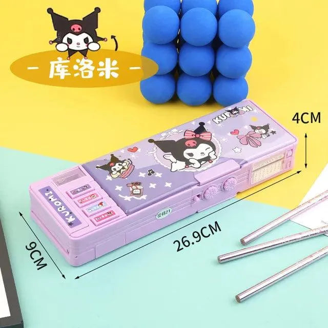 Sanrio Kawaii Multifunctional Stationery Box - Bear Hugs