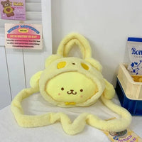 Sanrio Kawaii Plush Shoulder Bags - Bear Hugs