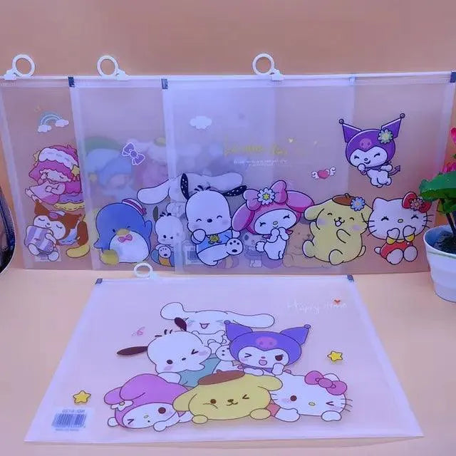 Sanrio Kuromi A4 File Bags - Bear Hugs