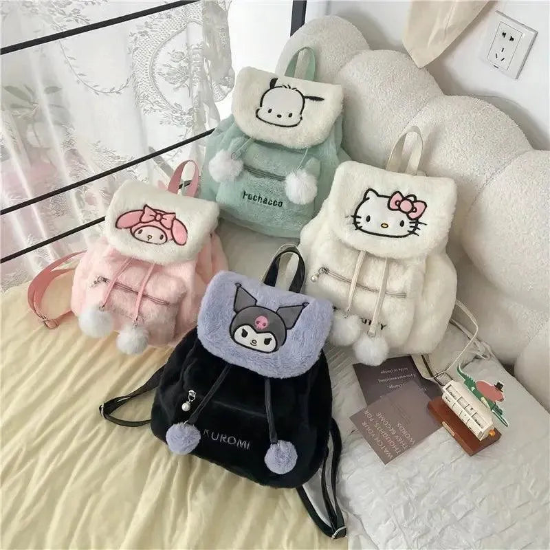 Sanrio Kuromi & Cinnamoroll Plush Backpack - Bear Hugs