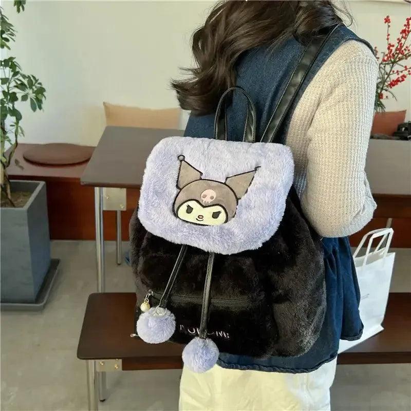 Sanrio Kuromi & Cinnamoroll Plush Backpack - Bear Hugs