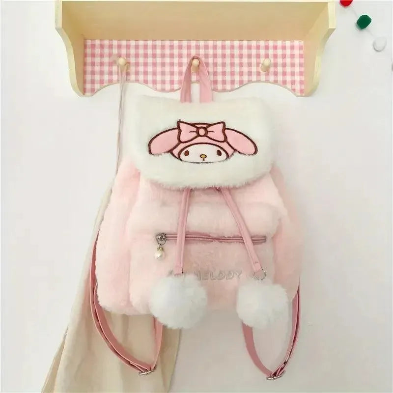 Sanrio Kuromi & Cinnamoroll Plush Backpack - Bear Hugs