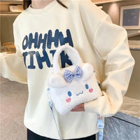 Sanrio Kuromi & Cinnamoroll Plush Sling Bags - Bear Hugs