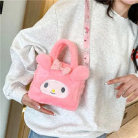 Sanrio Kuromi & Cinnamoroll Plush Sling Bags - Bear Hugs