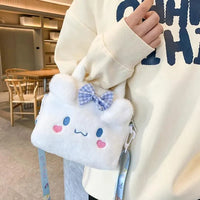 Sanrio Kuromi & Cinnamoroll Plush Sling Bags - Bear Hugs