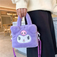 Sanrio Kuromi & Cinnamoroll Plush Sling Bags - Bear Hugs