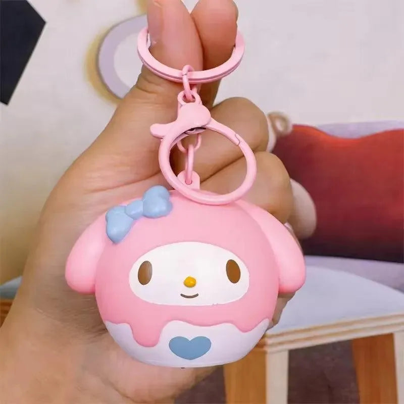 Sanrio Kuromi & Friends LED Keychain - Bear Hugs