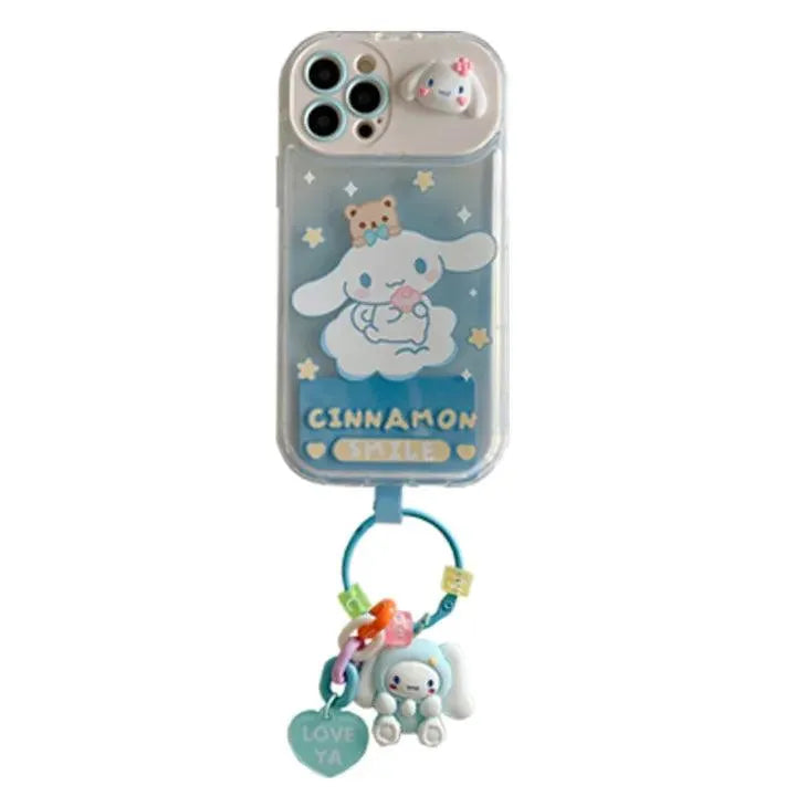 Sanrio Kuromi & Friends Mirror Stand Case (For iPhones) - Bear Hugs