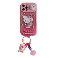 Sanrio Kuromi & Friends Mirror Stand Case (For iPhones) - Bear Hugs