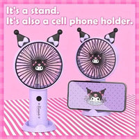 Sanrio Kuromi & Friends USB Fan - Bear Hugs