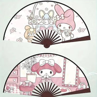 Sanrio Kuromi & My Melody Folding Fans - Bear Hugs