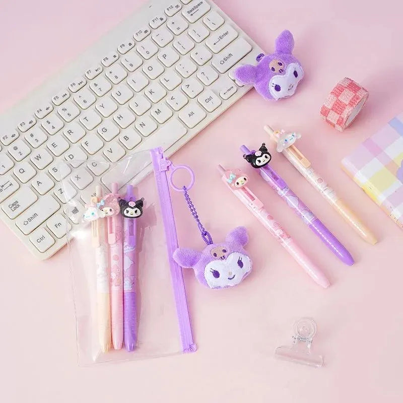 Sanrio Kuromi Ballpoint Pen (Set of 3) - Bear Hugs