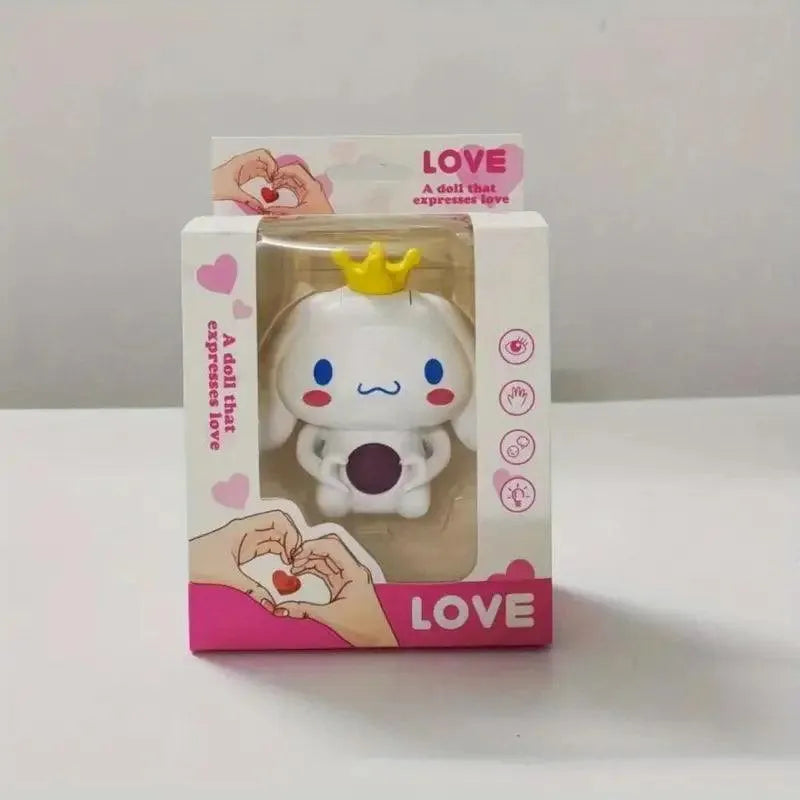 Sanrio Kuromi Cinnamoroll "I Love You" Talking Figurine - Bear Hugs