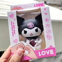 Sanrio Kuromi Cinnamoroll "I Love You" Talking Figurine - Bear Hugs