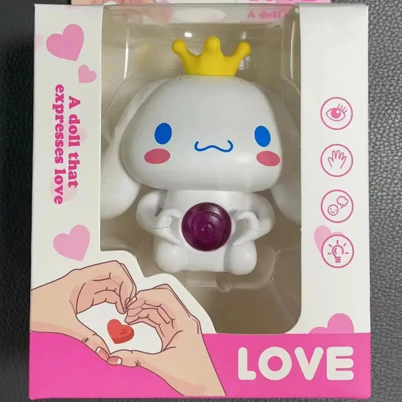 Sanrio Kuromi Cinnamoroll "I Love You" Talking Figurine - Bear Hugs