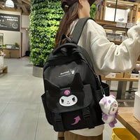 Sanrio Kuromi Cinnamoroll Kawaii School Bag - Bear Hugs