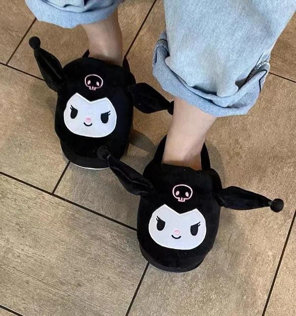 Sanrio Kuromi Cinnamoroll Plush Indoor Slippers - Bear Hugs