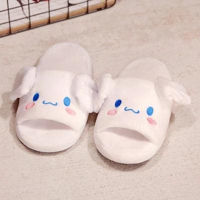 Sanrio Kuromi Cinnamoroll Plush Indoor Slippers - Bear Hugs